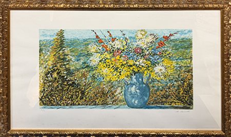 MICHELE CASCELLA, "Vaso con fiori"