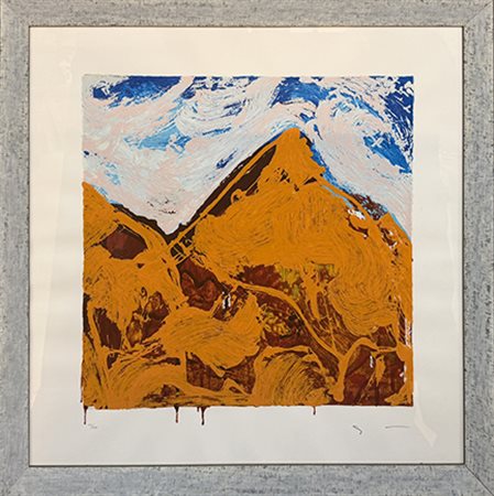 MARIO SCHIFANO, "Montagna", 1996