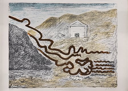 GIORGIO DE CHIRICO, "Il fiume misterioso"