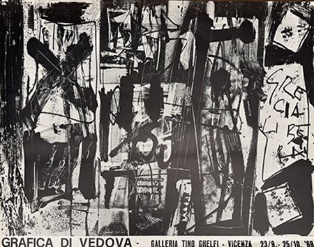 Manifesto di EMILIO VEDOVA, 1969