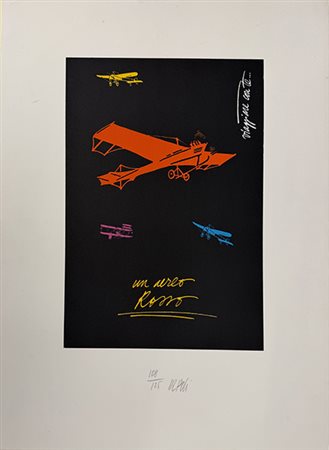 FABIO DE POLI, "Un aereo rosso"
