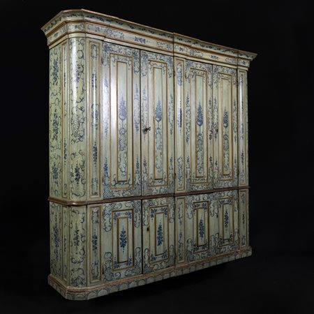 Armadio laccato, Venezia, XVIII secolo