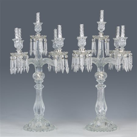 Coppia di candelabri, Francia, XX secolo