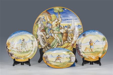 Quattro piatti, Italia, XIX/XX secolo