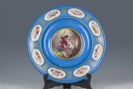 Piatto, manifattura francese, XX secolo