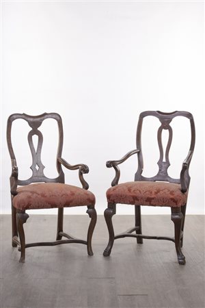 Due poltrone, Emilia, XVIII secolo