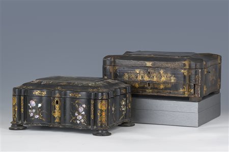 Due scatole, Francia e Cina, XIX secolo