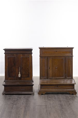 Due inginocchiatoi, Italia, XVIII/XIX secolo