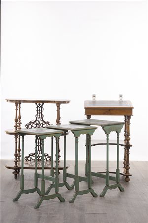 Tre tavolini, Inghilterra e Francia, XIX e XX secolo