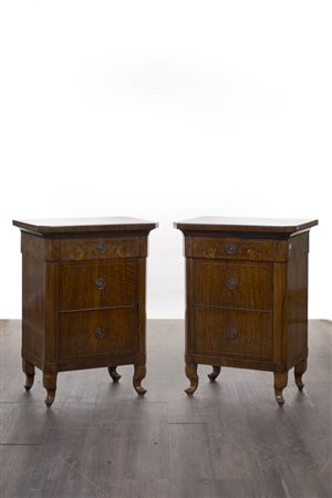 Coppia di comodini, Italia, XIX secolo