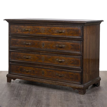 Cassettone, Emilia, XVIII secolo