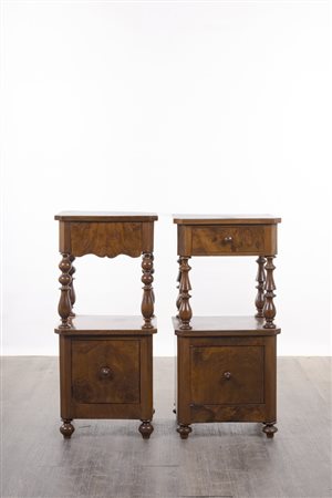 Coppia di comodini, Italia, XIX secolo