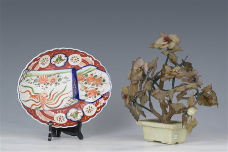 Albero e piatto, Giappone, XIX/XX secolo