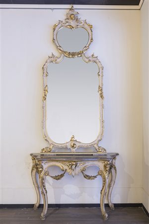 Specchiera con consolle, Francia, XIX secolo