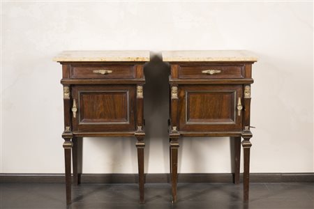 Coppia di comodini, Francia, XX secolo