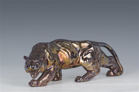 Pantera, manifattura Gatti, Faenza, XX secolo