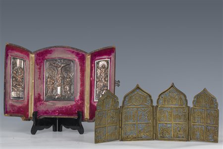Icona quadripartita e Trittico, Russia e Italia, XIX e XX secolo
