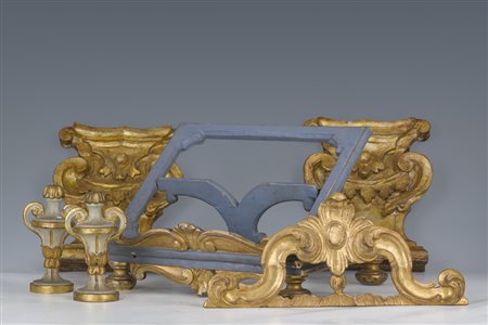 Sei oggetti dorati, Italia, XVIII e XIX secolo