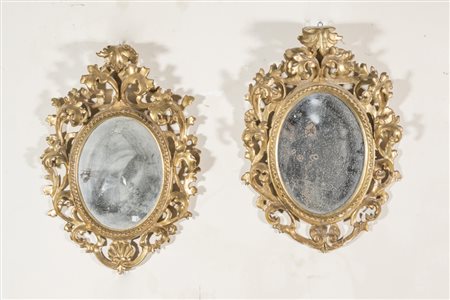 Coppia di specchiere, Veneto, XIX secolo