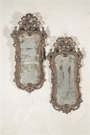 Coppia di specchiere, Veneto, XIX secolo