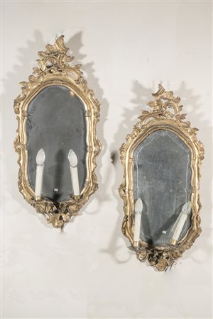 Coppia di specchiere, Veneto, XX secolo