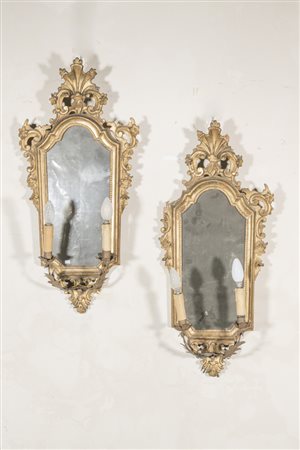 Coppia di specchiere, Veneto, XIX secolo