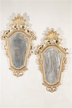 Coppia di specchiere, Veneto, XIX secolo