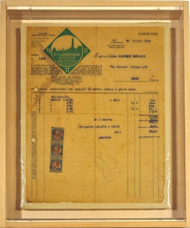 Giorgio Gost “Fattura del XX secolo” 2016