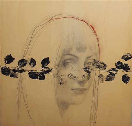 Omar Galliani “Nuovi fiori” 2005