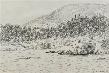 Giorgio De Chirico “Paesaggio greco” 1973