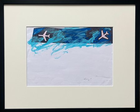 Mario Schifano “Senza titolo” prima metà anni ‘90