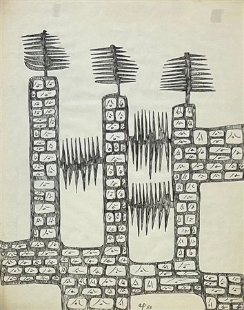 Achille Perilli “Senza titolo” 1953