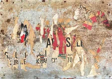 Raymond Hains “Senza titolo” 1980