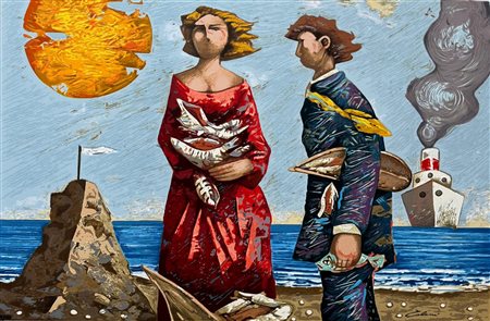 Giampaolo Talani d’après “Cercatori di conchiglie”