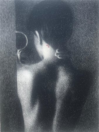 Omar Galliani “La figlia era nuda” 2005