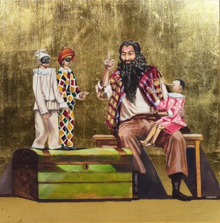 Sergio Nardoni “Pinocchio e Mangiafuoco” 