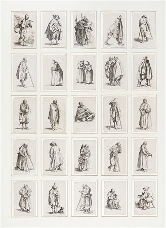 Jacques Callot, Les gueux suite appelée aussi les mendiants, les baroni ou...