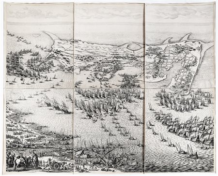 Jacques Callot, Siège de la Citadelle de St-Martin dans l'Ile de Ré. 1631....