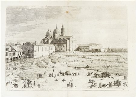 Antonio Canal (detto il Canaletto), S.a Giustina in prà della Valle / Prà...