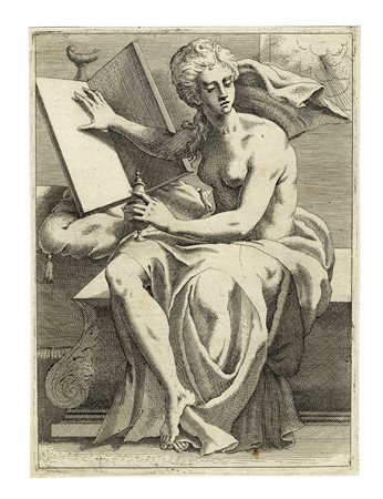 Louis Ferdinand Elle (dit Louis le Vieux), Sibilla. 1640. Acquaforte. mm...