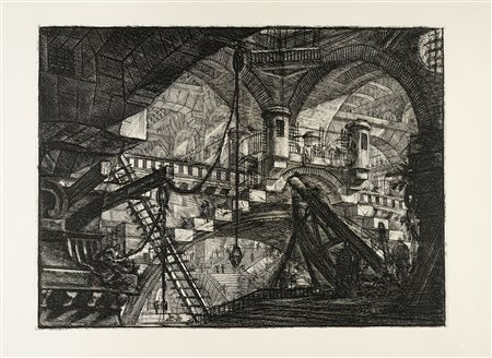 Giovanni Battista Piranesi, L’arco con ornamento a conchiglia. 1900....