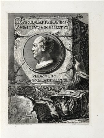 Giovanni Battista Piranesi, Le antichità romane. 1784. In folio atlantico (mm...
