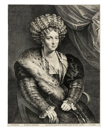 Lucas Vorsterman, Isabella Estensis Francisci Gonzagae March. Mantovae Uxor....