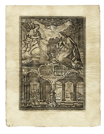 Anonimo spagnolo del XVIII secolo, Virgo de gracia regia para de...