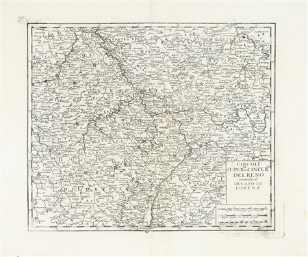 Guillaume De L'Isle, Germania divisa in dieci circoli / Circolo di Baviera e...