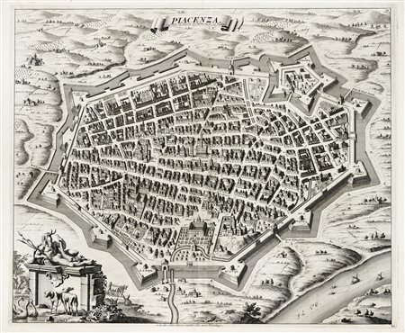 Pieter Van der Aa [excudit], Piacenza. Capitale du Duché de meme nom, en...