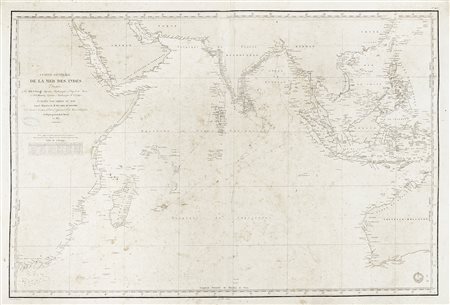 Pierre Daussy Paul-Émile Wissocq, Carte général de la Mer des Indes Dressée...