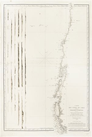 Robert Fitz-Roy, Carte des Côtes du Chili et de la Patagonie Occidentale...