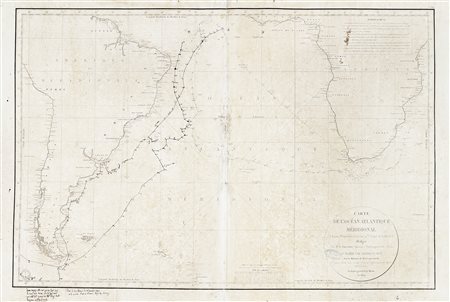 Charles-Louis Gressier, Carte de l'Océan Atlantique Méridional (depuis...
