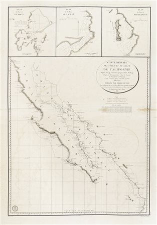 Alessandro Malaspina, Carte réduite des Côtes et du Golfe de Californie...
